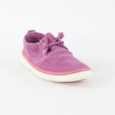 Womens Timberland Hookset Handcrafted A17VS Purple Canvas Lace Up Casual Shoes